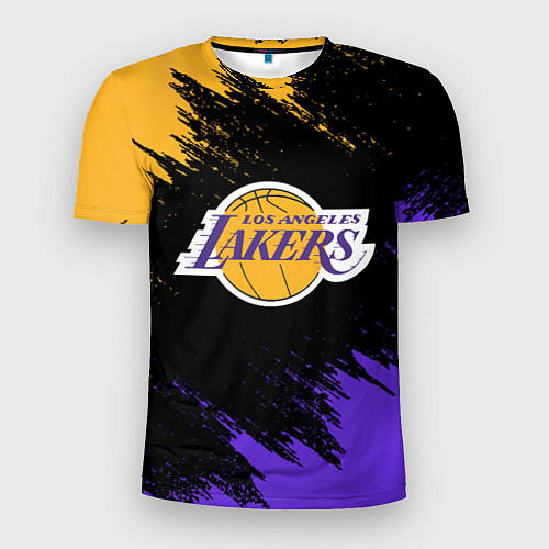 Мужская спорт-футболка LA LAKERS / 3D-принт – фото 1