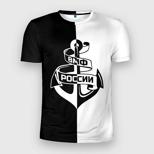 Мужская спорт-футболка ВМФ России / 3D-принт – фото 1