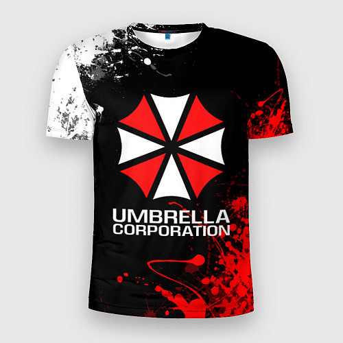 Мужская спорт-футболка UMBRELLA CORPORATION / 3D-принт – фото 1
