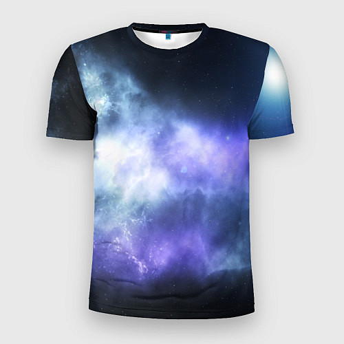 Мужская спорт-футболка ГОЛУБОЕ НЕБО / 3D-принт – фото 1