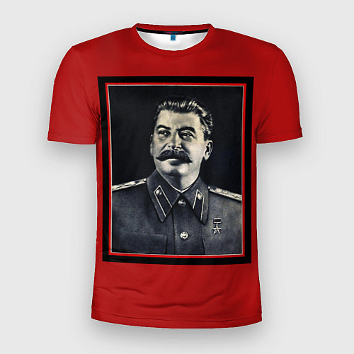 Мужская спорт-футболка Сталин / 3D-принт – фото 1