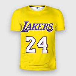 Футболка спортивная мужская Kobe Bryant 24, цвет: 3D-принт