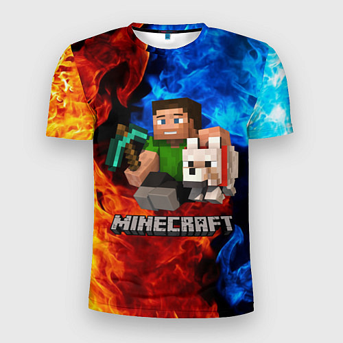 Мужская спорт-футболка MINECRAFT / 3D-принт – фото 1