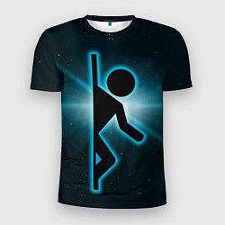 Мужская спорт-футболка Portal space