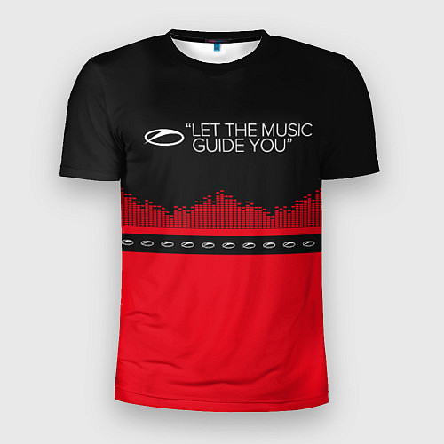 Мужская спорт-футболка ASOT Let The Music Guide You / 3D-принт – фото 1
