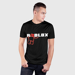 Футболка спортивная мужская Роблокс Roblox, цвет: 3D-принт — фото 2