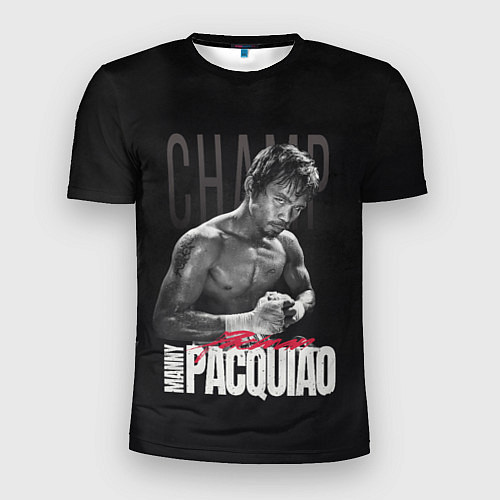Мужская спорт-футболка Manny Pacquiao / 3D-принт – фото 1