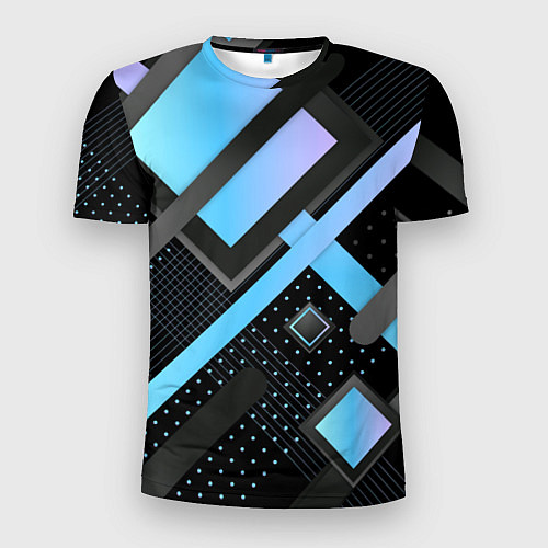 Мужская спорт-футболка Modern Geometry / 3D-принт – фото 1