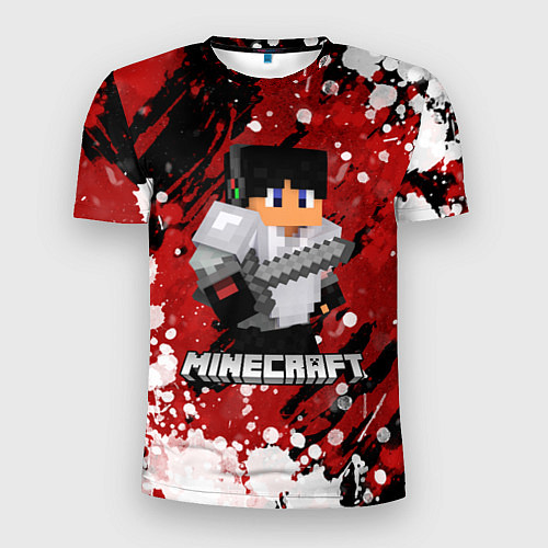 Мужская спорт-футболка Minecraft Майнкрафт / 3D-принт – фото 1