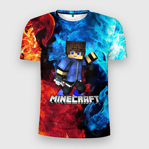 Мужская спорт-футболка Minecraft Майнкрафт / 3D-принт – фото 1