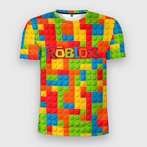 Мужская спорт-футболка Роблокс / 3D-принт – фото 1