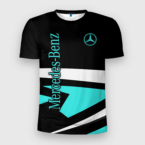 Мужская спорт-футболка Mercedes-Benz / 3D-принт – фото 1