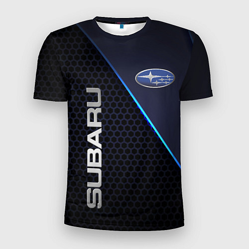 Мужская спорт-футболка SUBARU / 3D-принт – фото 1