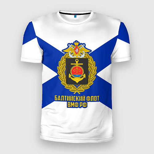 Мужская спорт-футболка Балтийский флот ВМФ РФ / 3D-принт – фото 1