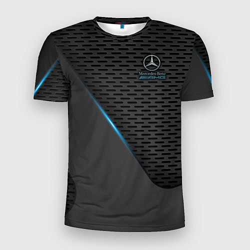 Мужская спорт-футболка Mercedes-AMG / 3D-принт – фото 1