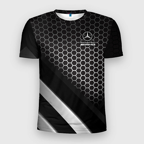 Мужская спорт-футболка Mercedes-AMG / 3D-принт – фото 1
