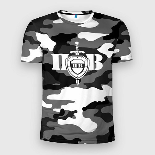 Мужская спорт-футболка Пограничные Войска / 3D-принт – фото 1
