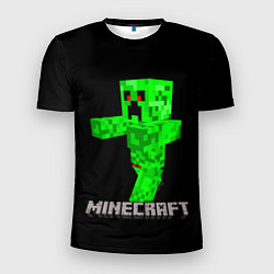 Футболка спортивная мужская MINECRAFT CREEPER, цвет: 3D-принт