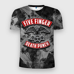 Футболка спортивная мужская Five Finger Death Punch, цвет: 3D-принт