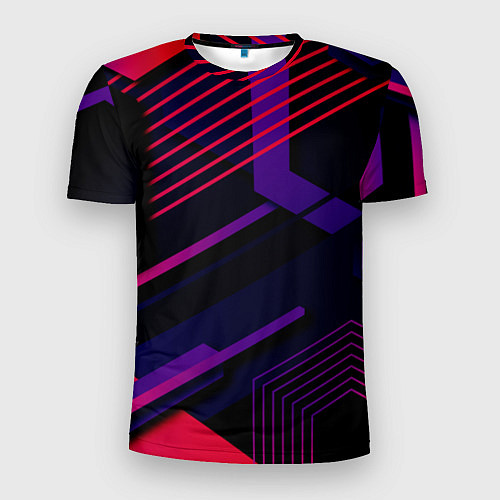 Мужская спорт-футболка Modern Geometry / 3D-принт – фото 1
