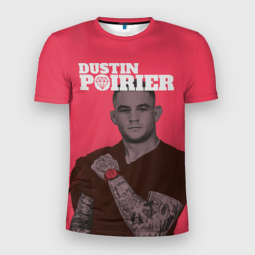 Мужская спорт-футболка Dustin Poirier / 3D-принт – фото 1