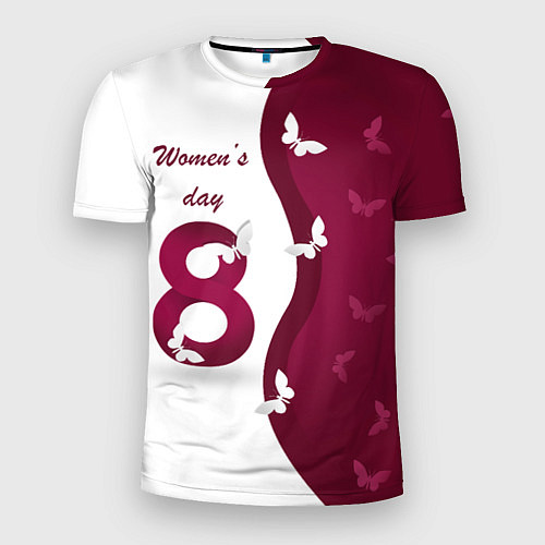 Мужская спорт-футболка Womens Day / 3D-принт – фото 1