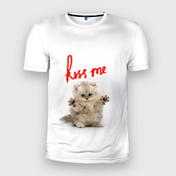 Мужская спорт-футболка Kiss me cat