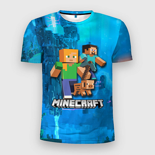 Мужская спорт-футболка Minecraft Майнкрафт / 3D-принт – фото 1