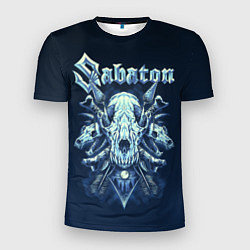 Футболка спортивная мужская Skull Sabaton, цвет: 3D-принт