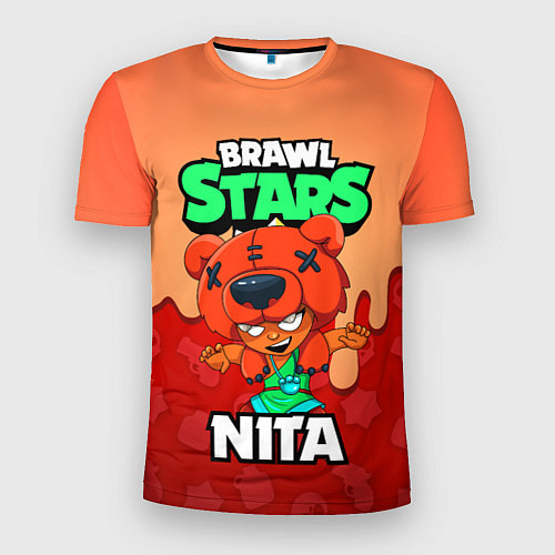 Мужская спорт-футболка BRAWL STARS NITA / 3D-принт – фото 1
