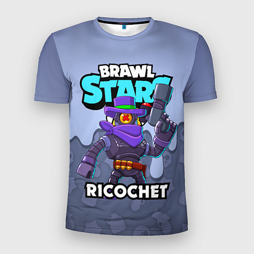 Мужская спорт-футболка BRAWL STARS RICOCHET / 3D-принт – фото 1