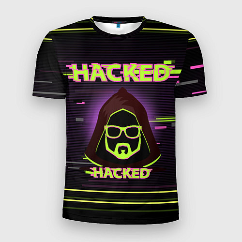 Мужская спорт-футболка Hacked / 3D-принт – фото 1