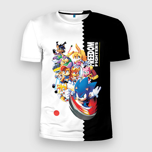 Мужская спорт-футболка СОНИК / 3D-принт – фото 1