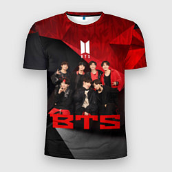 Футболка спортивная мужская BTS, цвет: 3D-принт
