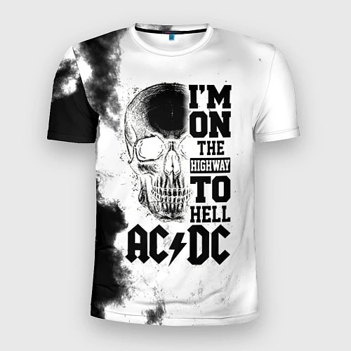 Мужская спорт-футболка I'm on the highway to hell ACDC / 3D-принт – фото 1