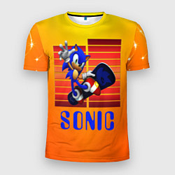Мужская спорт-футболка Sonic - Соник
