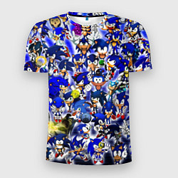 Футболка спортивная мужская All of Sonic, цвет: 3D-принт