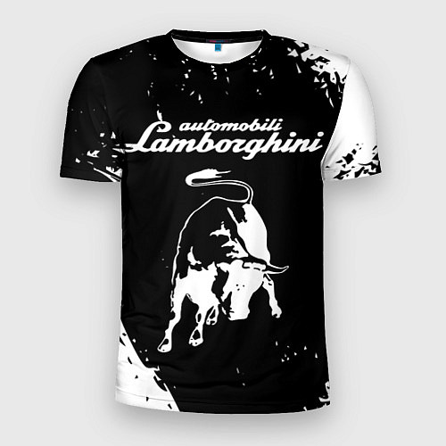 Мужская спорт-футболка Lamborghini / 3D-принт – фото 1