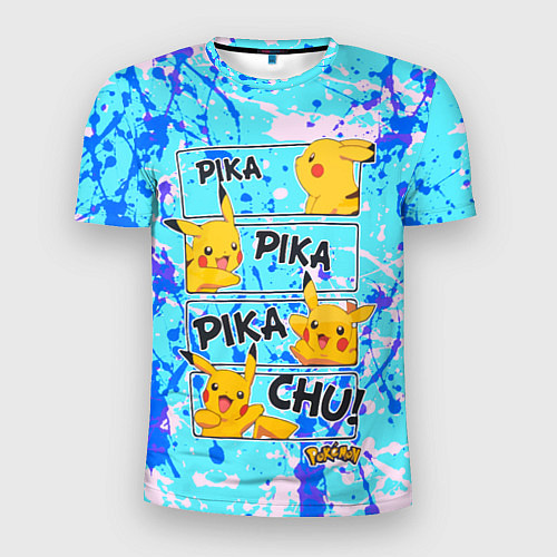 Мужская спорт-футболка Pikachu / 3D-принт – фото 1