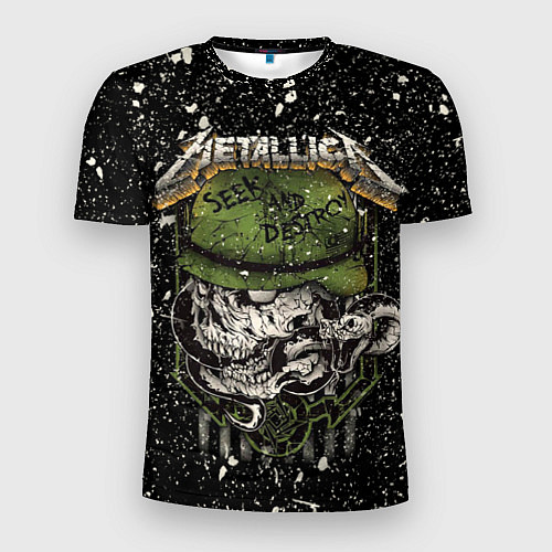 Мужская спорт-футболка Metallica / 3D-принт – фото 1