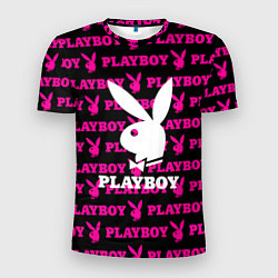 Футболка спортивная мужская PLAYBOY, цвет: 3D-принт