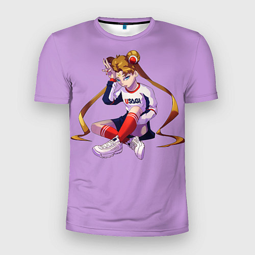 Мужская спорт-футболка Cool Girl / 3D-принт – фото 1