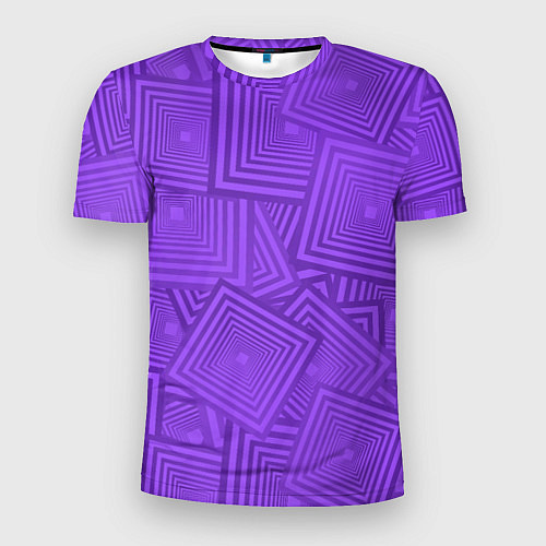 Мужская спорт-футболка Квадраты в квадратах / 3D-принт – фото 1