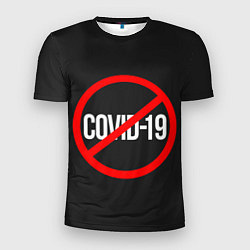 Мужская спорт-футболка STOP COVID-19