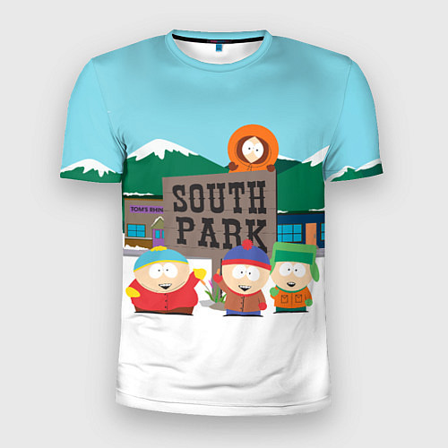 Мужская спорт-футболка Южный Парк / 3D-принт – фото 1