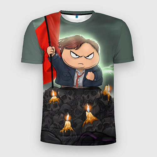 Мужская спорт-футболка Eric Cartman / 3D-принт – фото 1