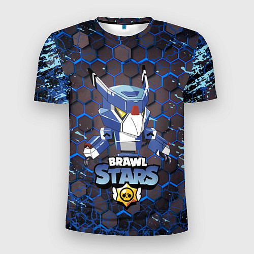 Мужская спорт-футболка BRAWL STARS MECHA CROW / 3D-принт – фото 1