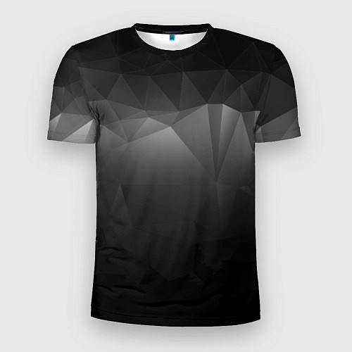 Мужская спорт-футболка GRAY GEOMETRY / 3D-принт – фото 1