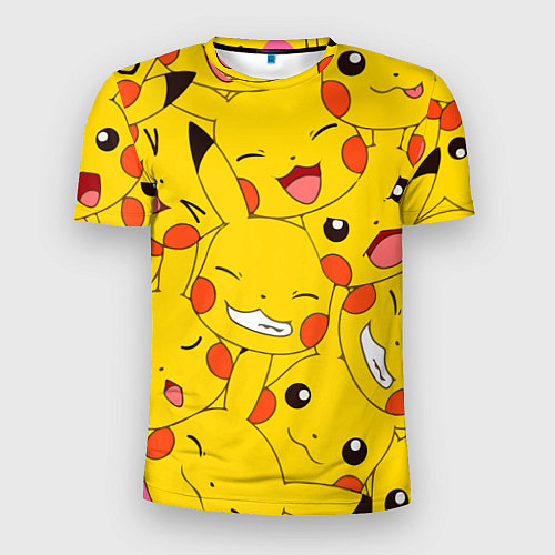 Мужская спорт-футболка Pikachu / 3D-принт – фото 1
