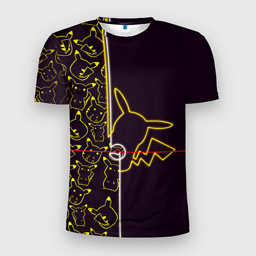 Мужская спорт-футболка Пикачу Oko / 3D-принт – фото 1